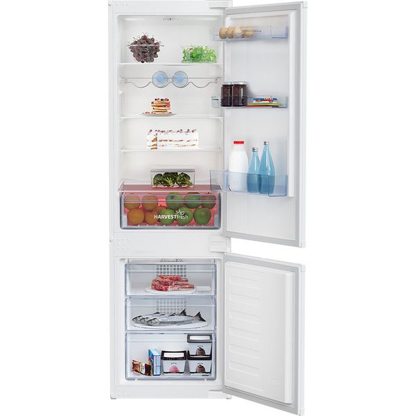 Beko-Combinazione-Frigorifero-Congelatore-Da-incasso-BCHA275K4SN-Zinc-Metal-2-porte-Lifestyle-frontal