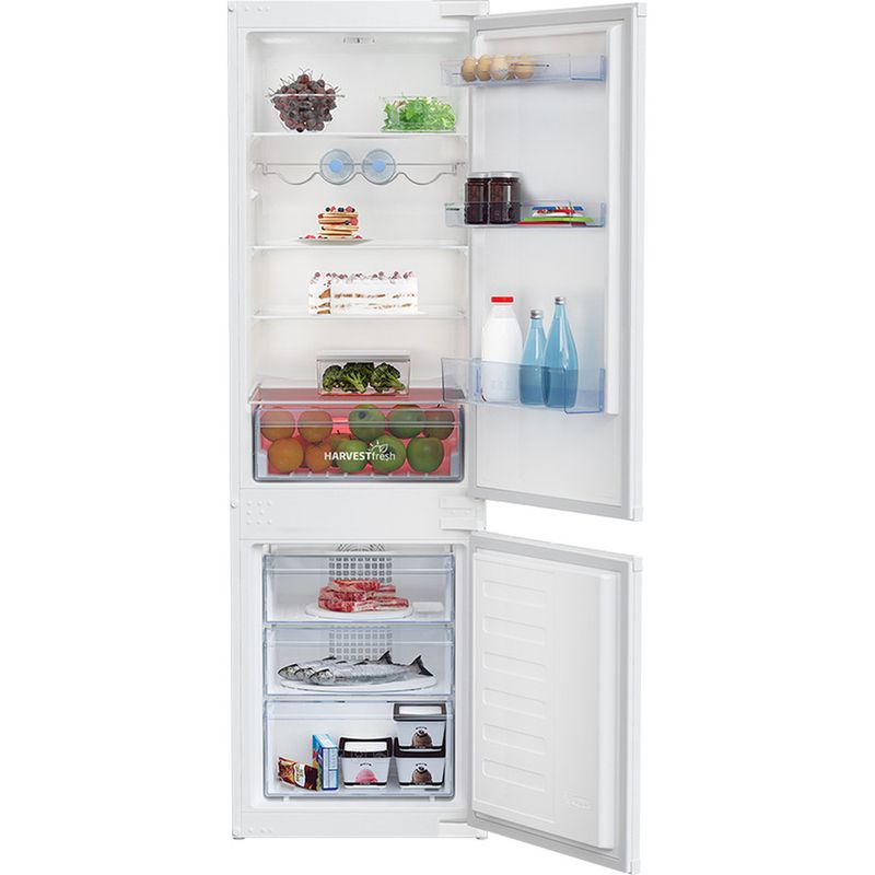 Beko-Combinazione-Frigorifero-Congelatore-Da-incasso-BCHA275K4SN-Zinc-Metal-2-porte-Lifestyle-frontal
