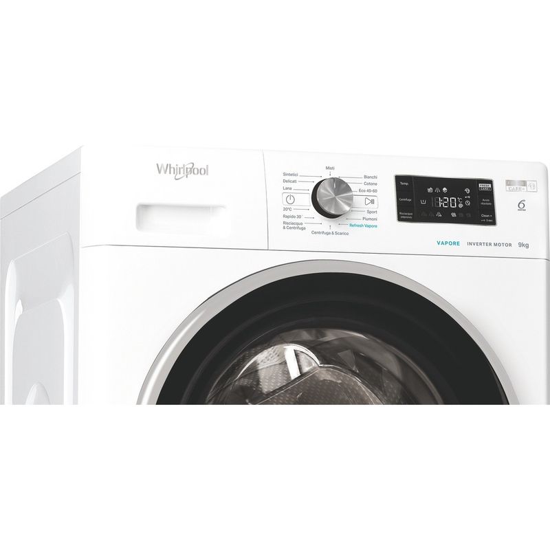 Whirlpool Lavabiancheria A libera installazione FFB EP 9148 BS IT Bianco Carica frontale A Lifestyle control panel