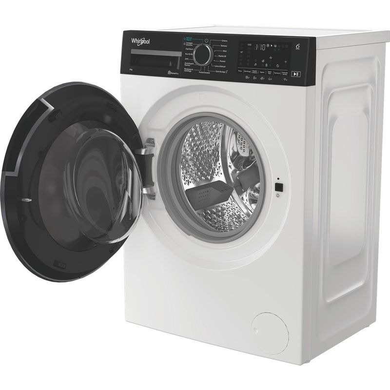 Whirlpool Lavabiancheria A libera installazione WAM 862WBC IT Bianco Carica frontale A Perspective open