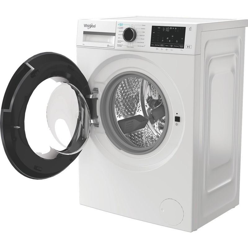 Whirlpool Lavabiancheria A libera installazione WAM R268WB IT Bianco Carica frontale A Perspective open