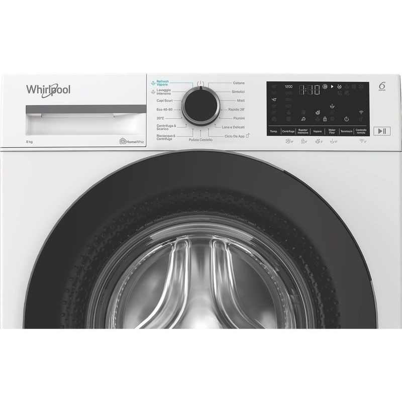 Whirlpool Lavabiancheria A libera installazione WAM R268WB IT Bianco Carica frontale A Control panel