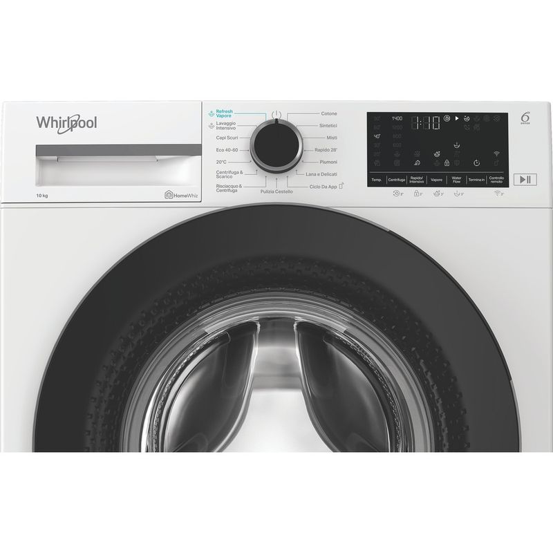 Whirlpool Lavabiancheria A libera installazione WAM 049WB IT Bianco Carica frontale A Control panel