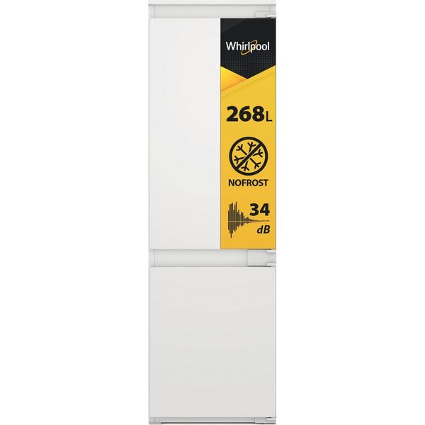 Whirlpool-Combinazione-Frigorifero-Congelatore-Da-incasso-WHC18D051A1-Bianco-2-porte-Perspective-open