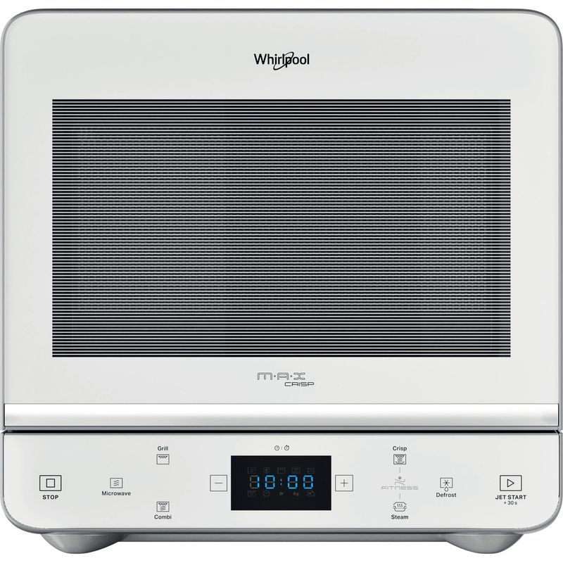 Whirlpool-Microonde-A-libera-installazione-MAX-49-WSL-Silver-totale-Elettronico-13-Microonde---grill-700-Frontal