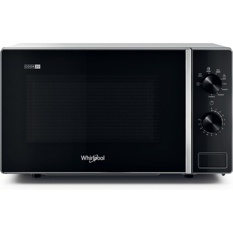 Whirlpool-Microonde-A-libera-installazione-MWP-103-SB-Silver-Black-Meccanico-20-Microonde---grill-700-Frontal