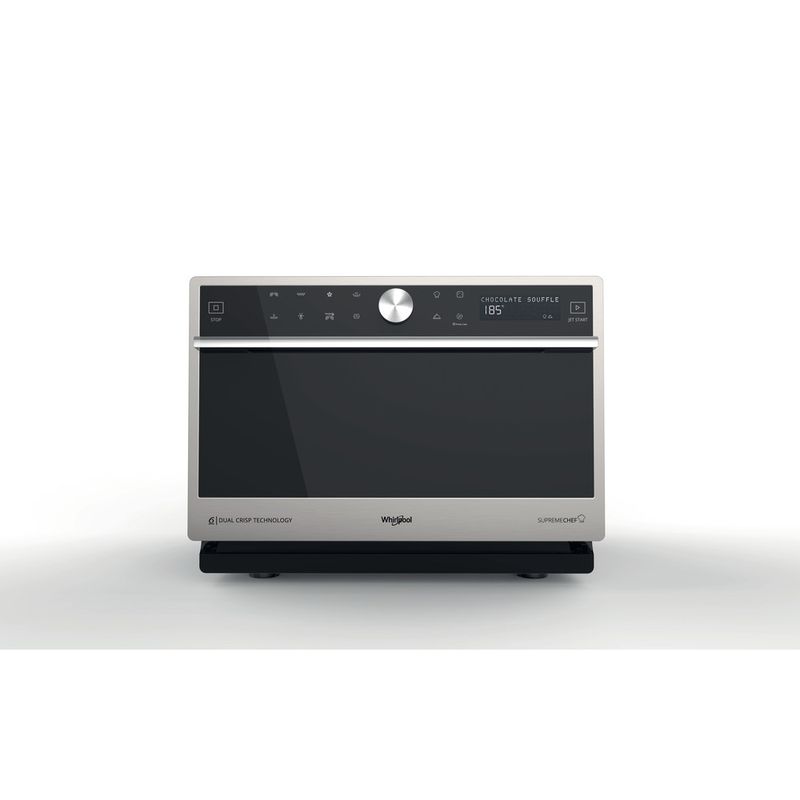 Whirlpool-Microonde-A-libera-installazione-MWSC-9133-SX-Stainless-Steel-Elettronico-33-Microonde-combinato-1000-Frontal