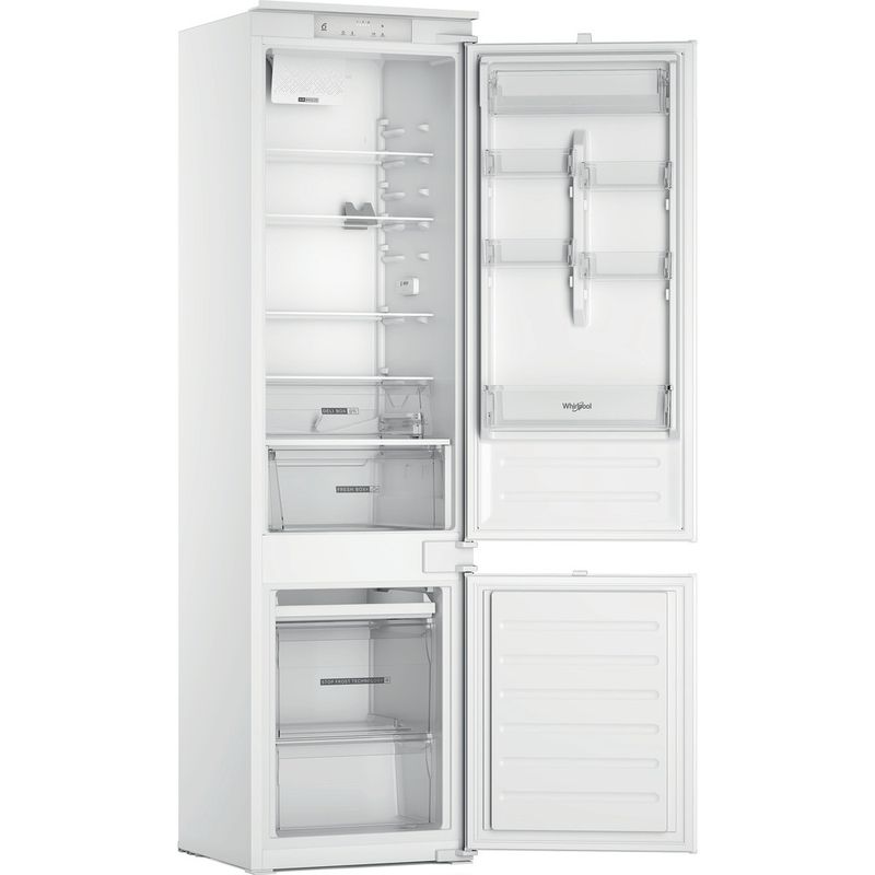 Whirlpool-Combinazione-Frigorifero-Congelatore-Da-incasso-WHC20D023B1-SF-Bianco-2-porte-Perspective-open