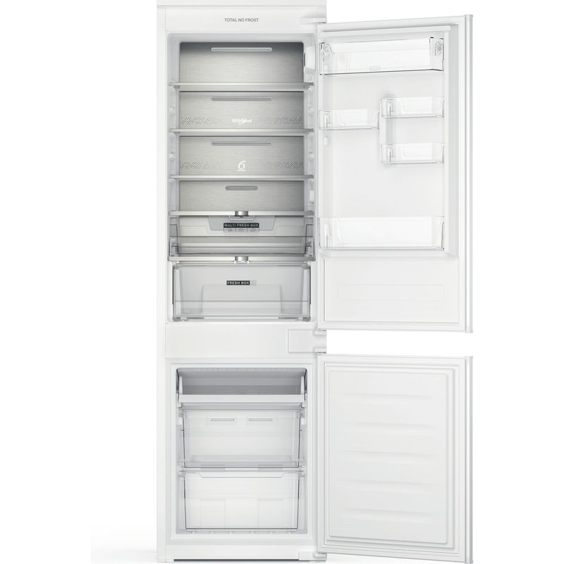 Whirlpool-Combinazione-Frigorifero-Congelatore-Da-incasso-WHC18-T141-Bianco-2-porte-Frontal-open