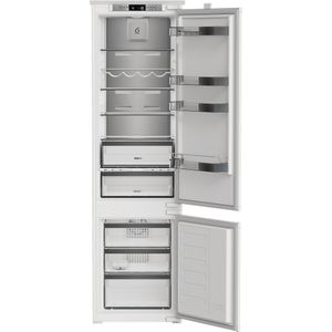 Whirlpool-Combinazione-Frigorifero-Congelatore-Da-incasso-WHKN-3283-B4E-Zinc-Metal-2-porte-Perspective-open