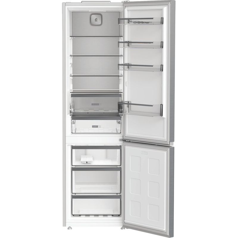 Whirlpool-Combinazione-Frigorifero-Congelatore-A-libera-installazione-WHK-26404-XP7E-New-Silver-–-ARC-1035-2-porte-Perspective-open