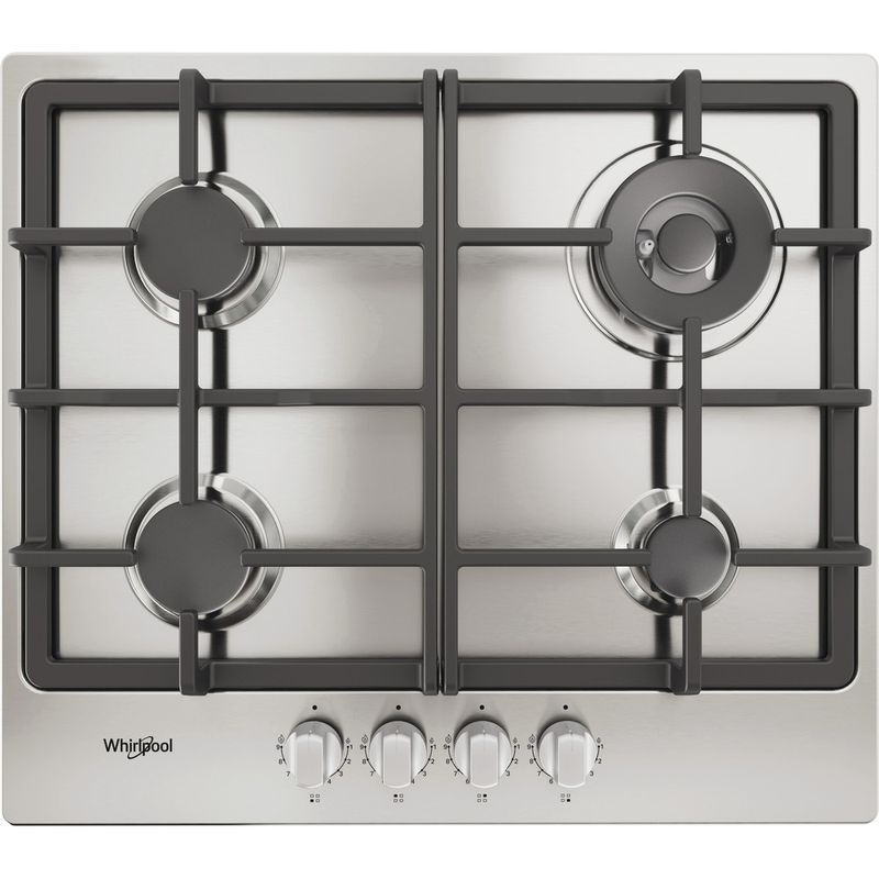 Whirlpool-Piano-cottura-TGML-661-IX-R-Inox-GAS-Frontal