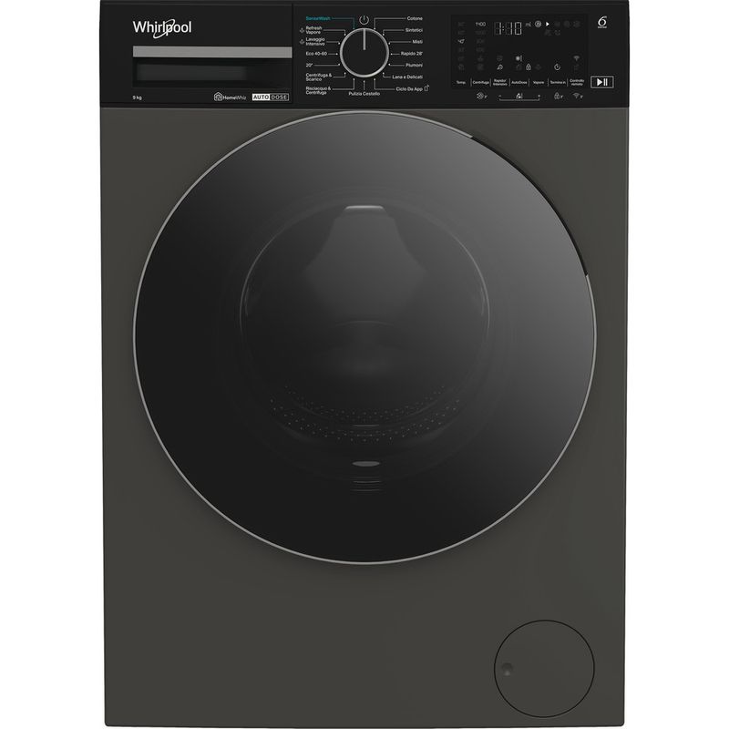 Whirlpool-Lavabiancheria-A-libera-installazione-WPM-911G-ADS-IT-Grigio-Manhattan-Carica-frontale-A-Perspective