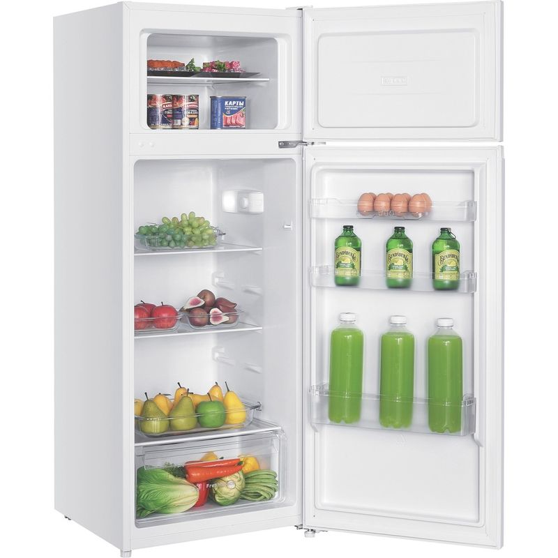 Indesit Combinazione Frigorifero/Congelatore A libera installazione I55T0 412W Bianco 2 porte Lifestyle perspective open