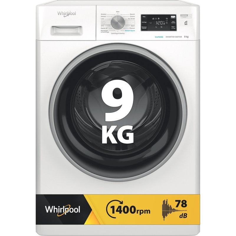 Whirlpool Lavabiancheria A libera installazione FFB 948 BSV IT Bianco Carica frontale A Hero image