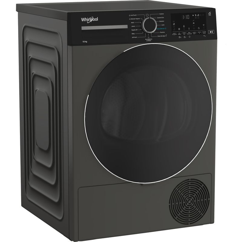 Whirlpool-Asciugabiancheria-C-WD-104M-GBS-IT-Manhattan-Gray-Perspective