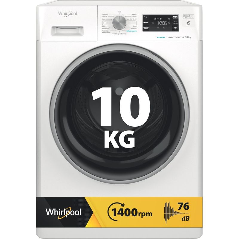 Whirlpool Lavabiancheria A libera installazione FFB 1048 BSV IT Bianco Carica frontale A Hero image