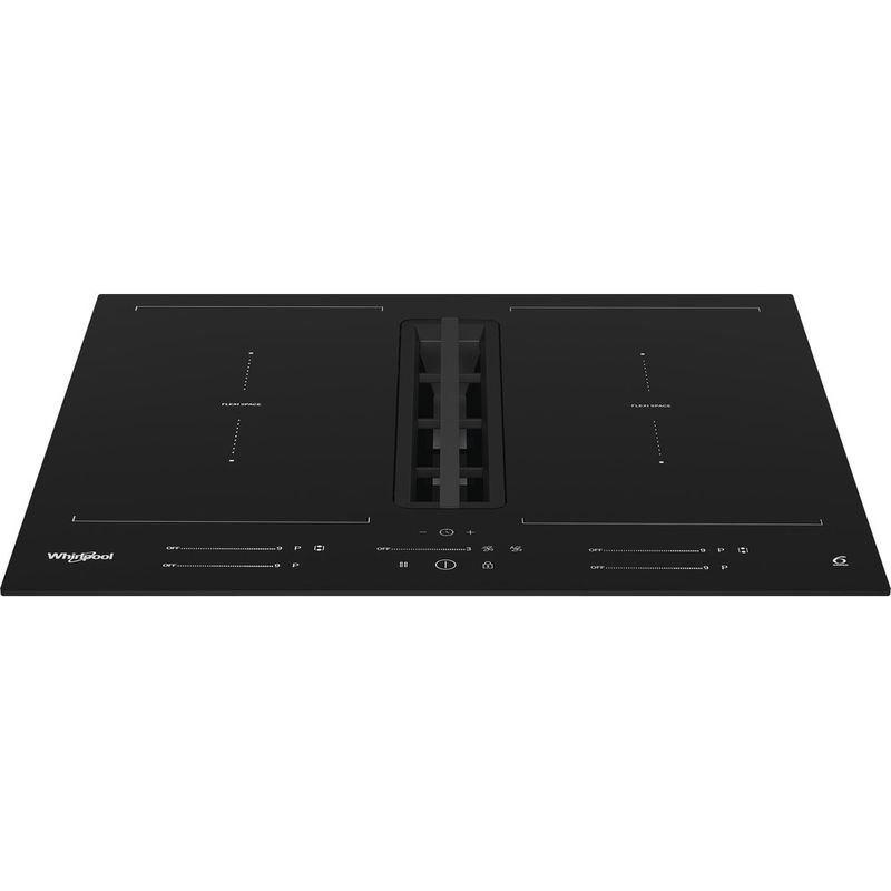 Whirlpool-Venting-cooktop-WVH60FFB01-Nero-Frontal-top-down
