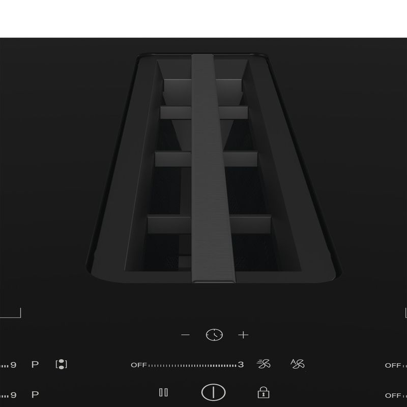 Whirlpool-Venting-cooktop-WVH60FFB01-Nero-Control-panel