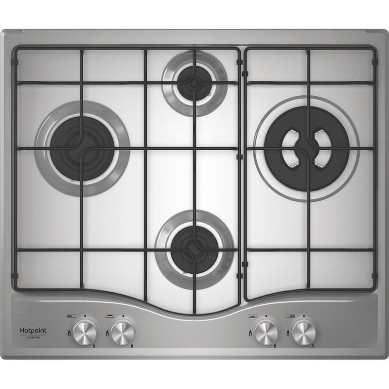 Hotpoint_Ariston-Piano-cottura-PCN-643N-T-IX-HA-Inox-GAS-Frontal-top-down