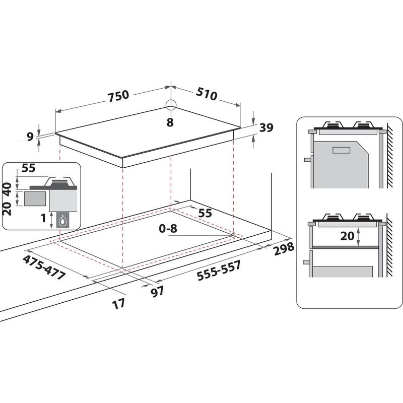 Hotpoint_Ariston-Piano-cottura-PCN-753N-T-IX-HA-Inox-GAS-Technical-drawing