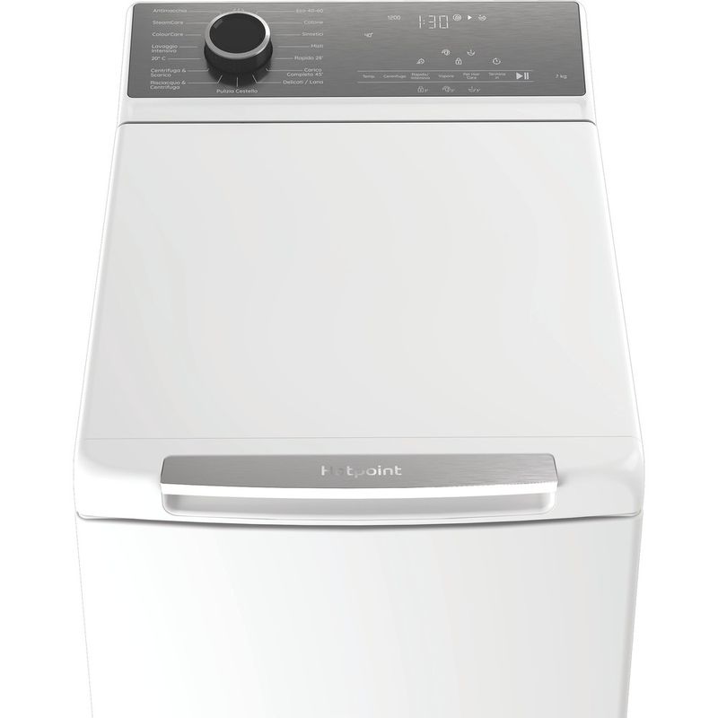 Hotpoint-Lavabiancheria-Libera-installazione-HTLCARE-UR76S-IT-Bianco-Carica-dall-altro-A-Control-panel