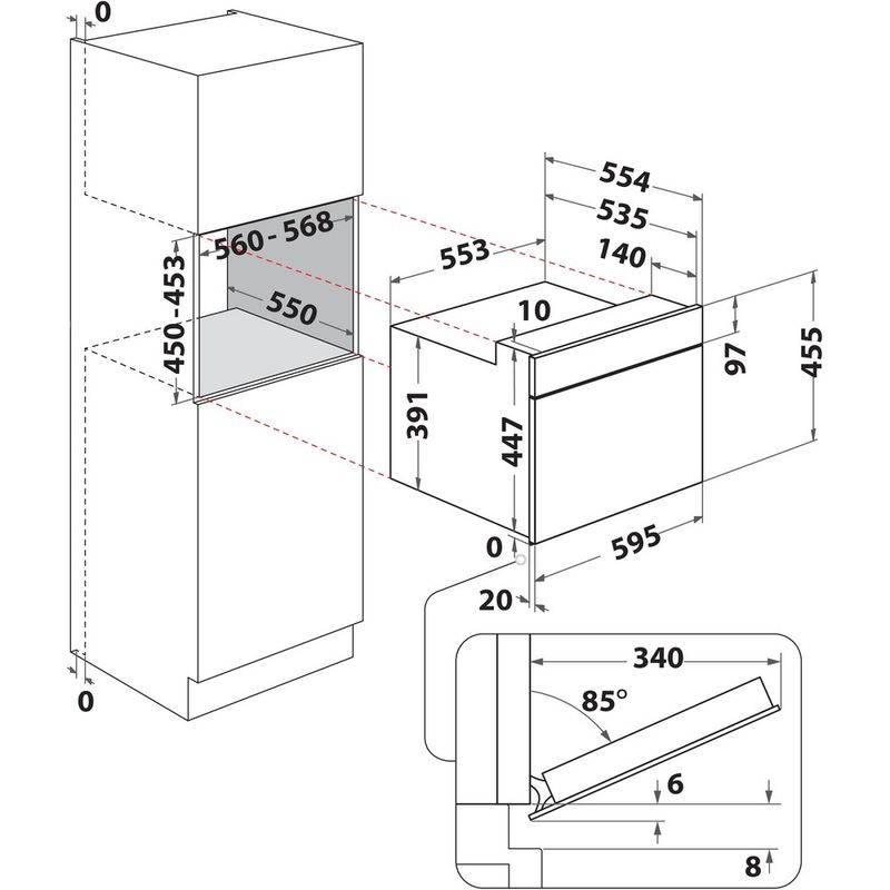 Hotpoint_Ariston-Microonde-Da-incasso-HAMP7O7HSX-Inox-Elettronico-40-Microonde-combinato-900-Technical-drawing