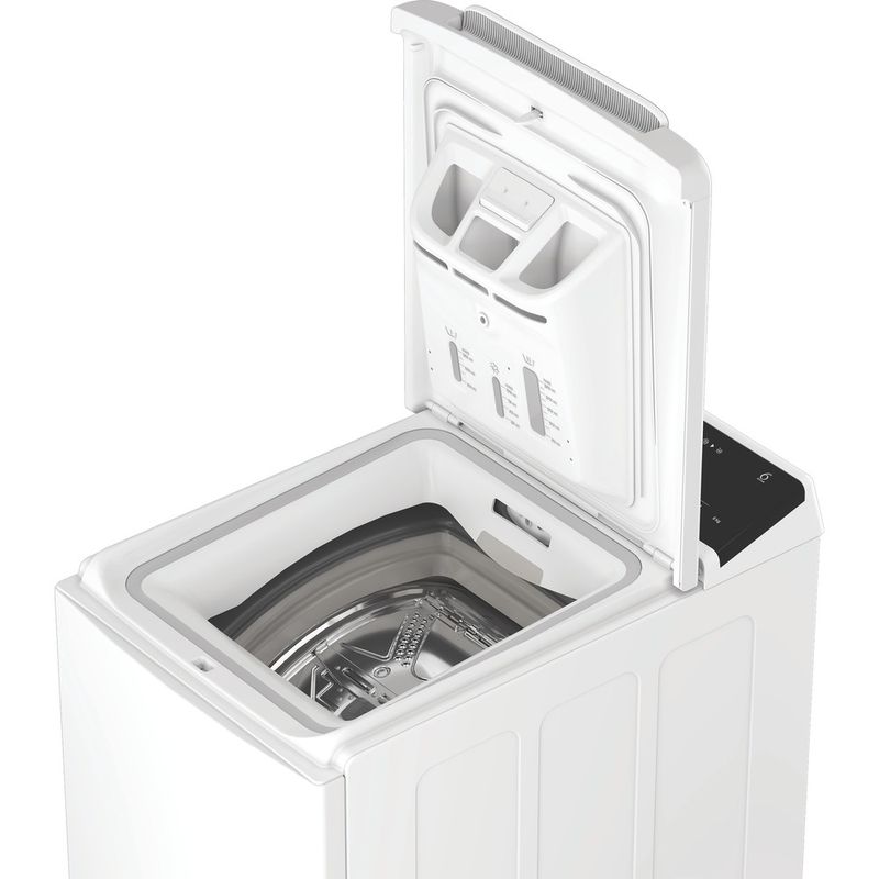 Whirlpool-Lavabiancheria-A-libera-installazione-WTL-R66-SENSE-IT-Bianco-Carica-dall-alto-A-Perspective-open