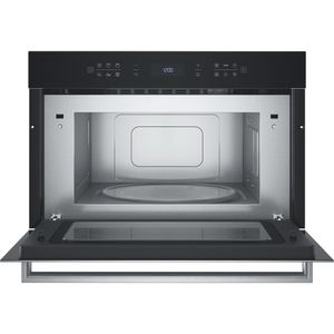 Hotpoint_Ariston-Microonde-Da-incasso-HAMD74TX-Inox-Elettronico-31-Microonde---grill-1000-Frontal-open