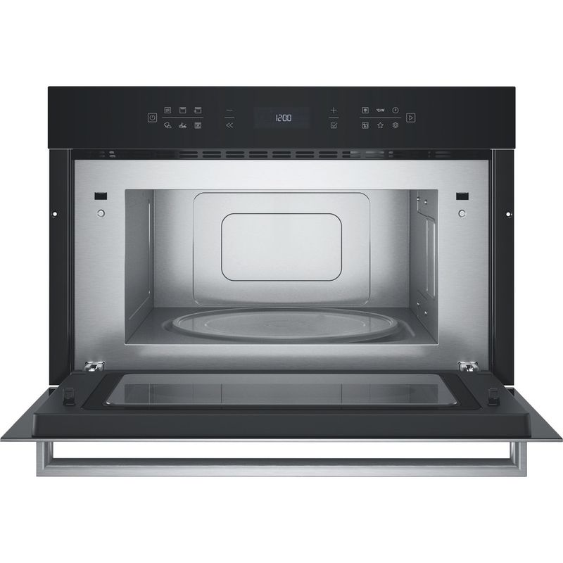 Hotpoint_Ariston-Microonde-Da-incasso-HAMD74TX-Inox-Elettronico-31-Microonde---grill-1000-Frontal-open