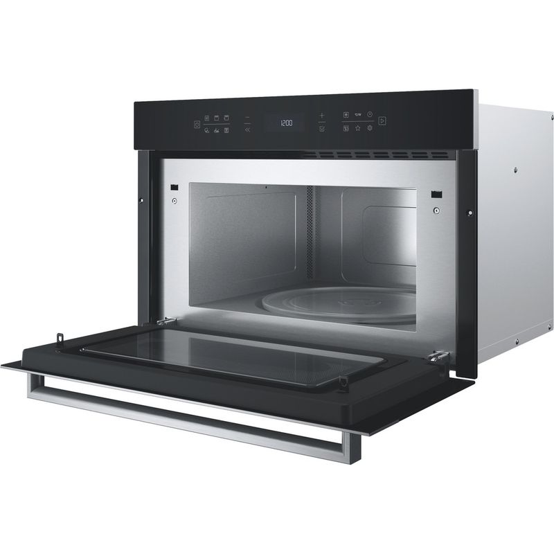 Hotpoint_Ariston-Microonde-Da-incasso-HAMD74TX-Inox-Elettronico-31-Microonde---grill-1000-Perspective-open